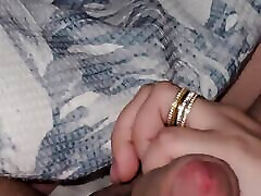 Step mom teach Step daughter new stai to handjob her boyfriend dick