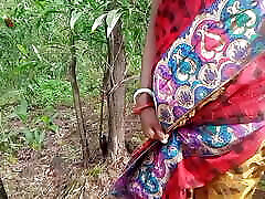 Village Bhabhi Facked by a School Student in forest