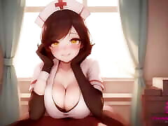 Cute Nurse With Huge Breasts Take Good Care Of You Until You Cum POV AI Porn