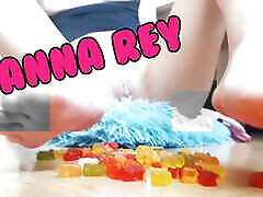 anna rey gummy bears squirting z domi