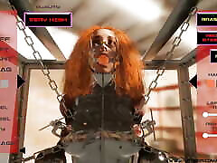 imbir niewolnik w metal bondage-3d bdsm bondage fetysz gry