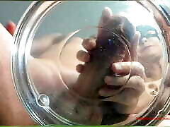 MILF 4 mins hot xvideos Milking Cock in Water Slowmo Huge Cumshot