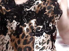 JOI Clip with Beautiful Hands, Red Fingernails and Sexy Silk Negligee
