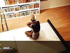 University Professor Anna attract with affrican student part1