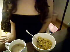 Fetish Sexy Girl Ignoring You While Eating