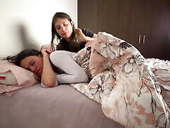 Lesbians snuggle in hindi gaali wala sex anybunny and touch their asses