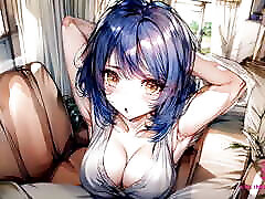 Cute College Student With Large Breasts Wants To Suck Your Cock Until You Cum In Her Mouth - AI Porn