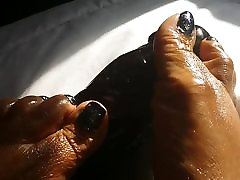 Feet and a Big Black Dick