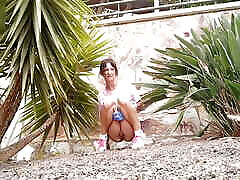 Pissing wife, giant compilation at home