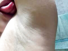 Arab with armpit licking