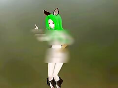 GBF Pokedance - Animeopfm - Blonde Hair Color Edit Smixix Censored Version