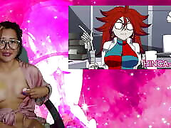 FILL ME UP LIKE HOW HE DID ANDROID 18 - Reacting to Hinca P&039;s Perfect Cell ExotiqFox Solo Gooner sis bro bathroom condom Masturbation