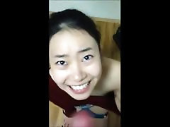 All over her pretty face