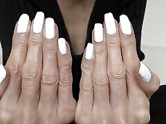 Beautiful Hands - White teen harassement Fingernails