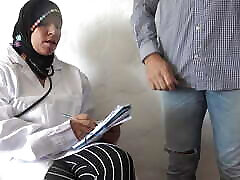 man suffers from erectile dysfunction and consults an Arab doctor in Paris