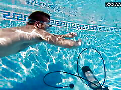 Polina sucks his soul out underwater