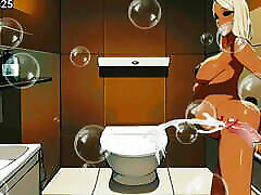Compilation Pregnant Woman Enjoying Glory Hole at Doctor Gynecologist Toilet Cartoon Hentai Animation
