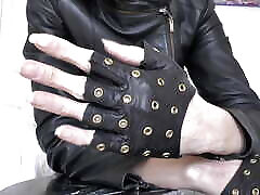 Leather Mistress: Hot Jerk off Game!