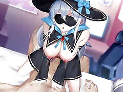 Fucked a College Girl Cosplayer in Stockings in Her Virgin Pussy Hentai Uncensored Adorable Witch