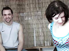 First Porn Video for a Cute French Girl with Spanish Male Actor