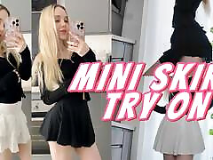 Mini Skirt Try On - Trying all my mini skirts! TRY ON HAUL
