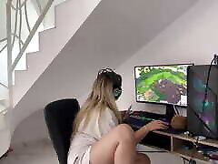 Muffled Farts on Chair While Gaming.