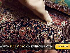 Amateur Wife and Close up Feet Worship and Blowjob