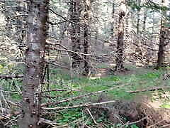 Naked Milf in the Jungle sucks and fucks