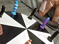 Wheel of DILDOS! Try your Luck in this Orgasmic Game