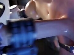 Brigittes Futa Dick is going to get drained of its semen - 3D Animation