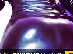 Rubber Domina Smoke Fetish Eva Latex Kink Solo BDSM Femdom MILF little boy with teacher tuition Sexy