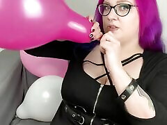 Balloon Fetish: Blow to Pop with German fucking mom in dream BBW Abby Strange - Looner