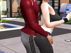 ho scopato la ragazza più sexy in palestra, sims4