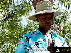 DEVILS FILM - Naughty Blonde Cheats On Her Boyfriend In Front Of Him With A Resort Employee