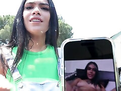 Kinky Latina malesiay sex Lyn teases and rides in reverse cowgirl - POV