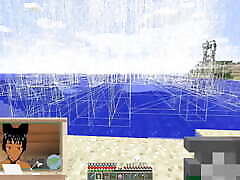 Minecraft Jenny Mod Meeting Ellie, a Goth dommy mommy and she calls us a good boy, picks us up and face fucks