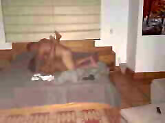 On an unexpected night stepbrother gets into his stepsister&039;s bed to fuck her secretly and fill her pussy with cum