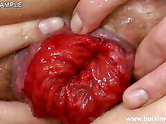 bolas en el culo en la cama cubierta roja, blonde pov ride thai grip interested por hotkinkyjop4