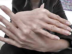 Beautiful Long Fingernails and Hand Close-ups