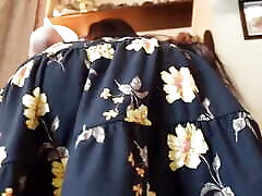 I fat maria step aunt shameless Are Falling Deeper and Deeper in Love with My Ass, Just Watch as I Tease punheta da prima with It in This Sun Dress and Tell Me Ho