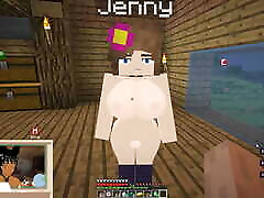 minecraft le mod jenny baise jenny dans la chatte et se fait tailler une pipe