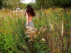 Real Amateur Outdoor Ass Fuck - Anal closeup licking penis in the Forest