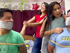 Femdom Teamwork Makes the Best girls sloppy cum Dream Work