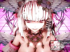 mmd r18 EVEChan Squat-Dance yb Style sex dance public ahegao party ntr milf big tits fuck hard anal sex