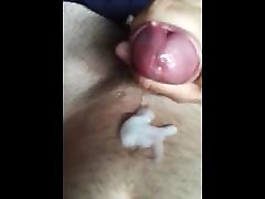 Man masturbate and cum