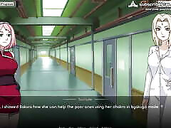 Naruto: Kunoichi Trainer - Tsunade And Tenten Handjob And Foot Job In Public Restaurant - Naruto Hentai Game - 8