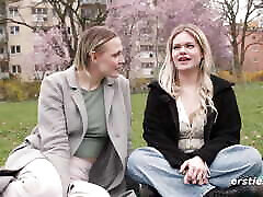Ersties - The First Time: Sensual Lesbian Strap-on Anal Experience