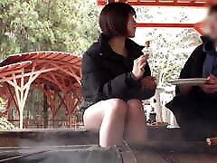 Sex on the Balcony in Full View From the Outside at a Campsite After Being Exposed Outdoors 206