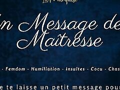 French audio Porn A message from your teacher