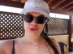 Fucked and Cummed Inside by a Stranger on Vacation by the Pool!!